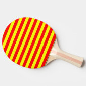china kyrgyzstan spain flag stripes red yellow pat tafeltennisbatje (Zijkant)