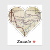 China Lake  Map Sticker (Vel)