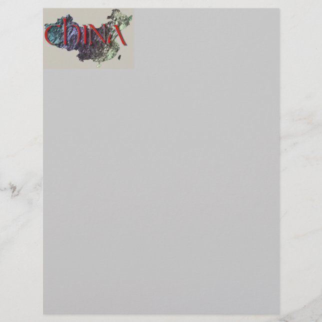 China Letterhead (Voorkant)