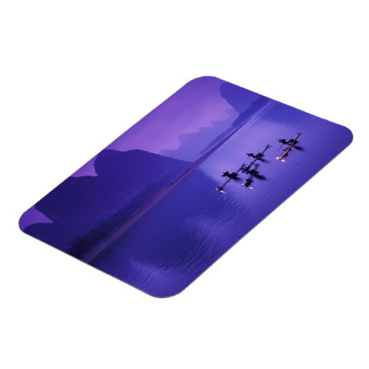 China, Li River. aalscholvervissers. Magneet (Linkerzijde)