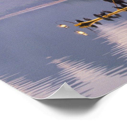 China, Li River. Eénmalige aalscholvervisser. Poster (Hoek)