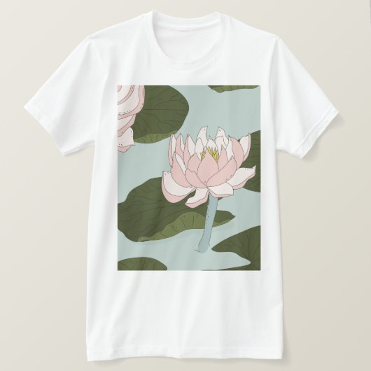 China lily Pond T-shirt (Design voorkant)
