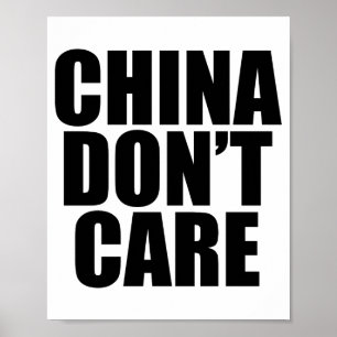 China maakt niet uit poster
