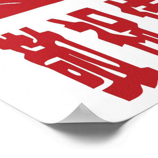 China Mao Zedong Poster (Hoek)