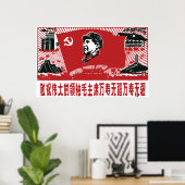 China Mao Zedong Poster (Thuiskantoor)