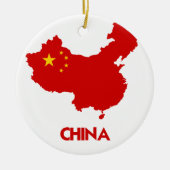 CHINA MAP KERAMISCH ORNAMENT (Voorkant)
