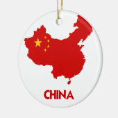 CHINA MAP KERAMISCH ORNAMENT (Links)