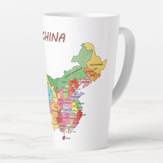 China Map Latte Mok (Rechterhoek)
