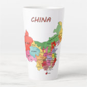 China Map Latte Mok (Voorkant)