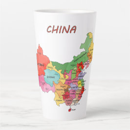 China Map Latte Mok