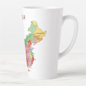China Map Latte Mok (Rechts)