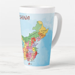 China Map Latte Mok