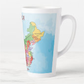 China Map Latte Mok (Rechts)