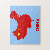 CHINA MAP LEGPUZZEL (Verticaal)