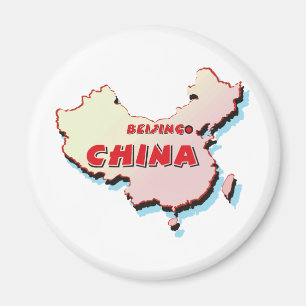 China Map Magneet