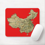 China Map Mousepad Muismat (Met muis)