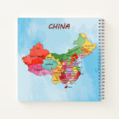 China Map Notitieboek (Achterkant)