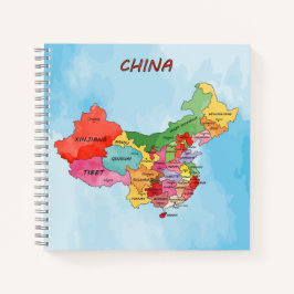 China Map Notitieboek