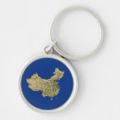 China Map Sleutelhanger (Voorkant)