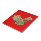 China Map Tile Tegeltje (Zijkant)