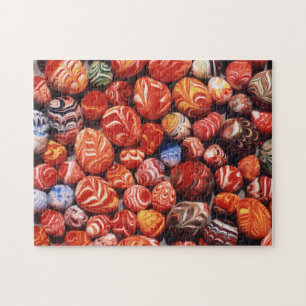 China, Ming Tombs, gekleurde glazen Souvenirs Legpuzzel