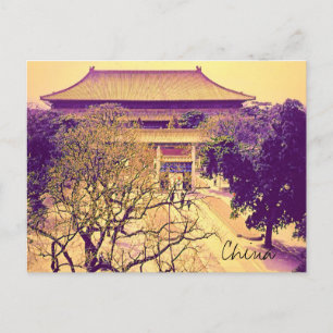 China Ming Tombs vintage Briefkaart