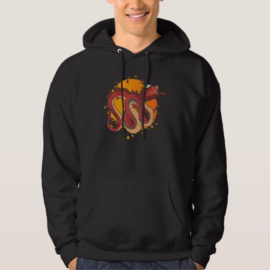 China Mythical Creature Fantasy Animal Chinese Dra Hoodie (Voorkant)