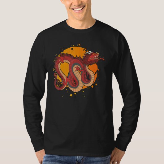 China Mythical Creature Fantasy Animal Chinese Dra T-shirt (Voorkant)