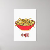 China Noodles Canvas Afdruk (Voorkant)