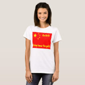 China Olympische t-shirts (Voorkant volledig)