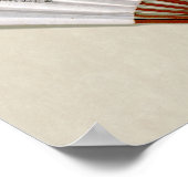 China op het gezicht van een FanPanoramic Map Poster (Hoek)
