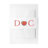 China paar bruiloft uitnodigingen wikkel (Voorkant Voorbeeld)