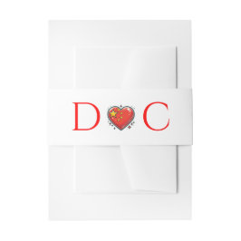 China paar bruiloft uitnodigingen wikkel