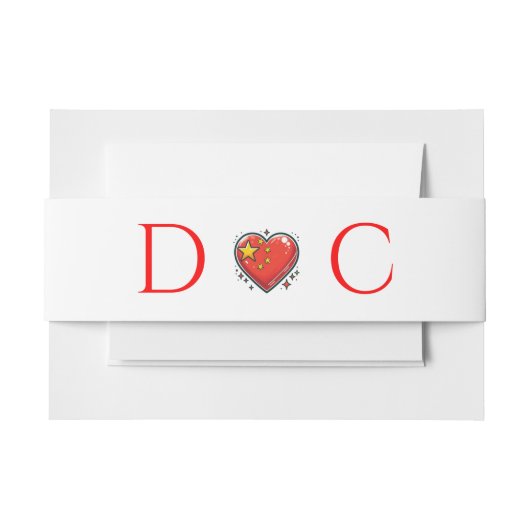 China paar bruiloft uitnodigingen wikkel (Voorkant Voorbeeld)