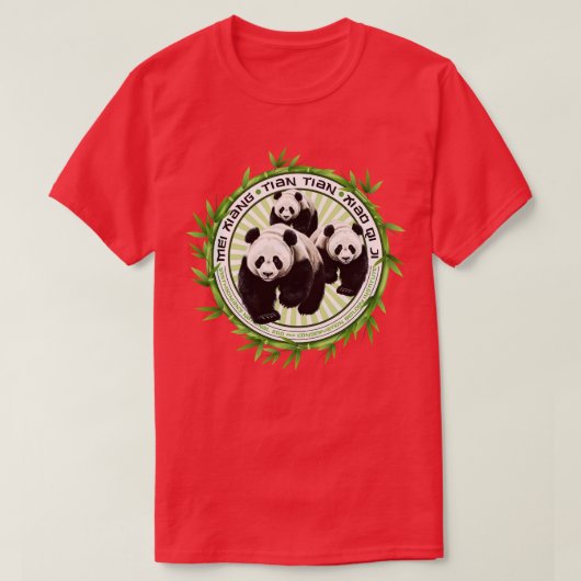 China Panda Beren T-shirt (Design voorkant)