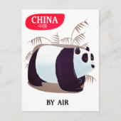 China Panda-reisposter Briefkaart (Voorkant)
