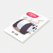 China Panda-reisposter Post-it® Notes (Schuin)