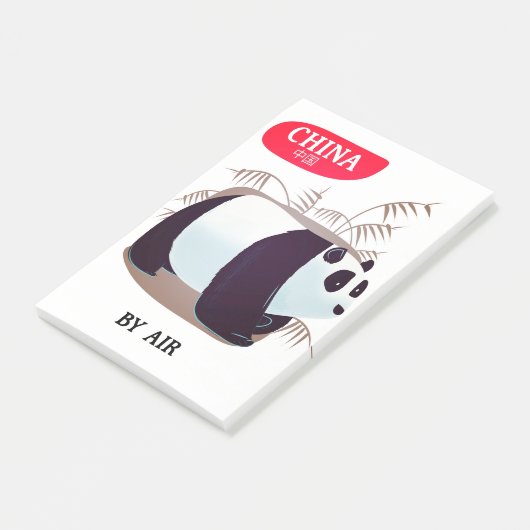 China Panda-reisposter Post-it® Notes (Schuin)
