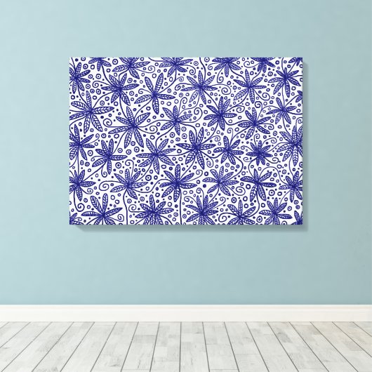 China Patroon Canvas Afdruk (Insitu (Houten vloer))