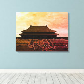 China Pekin het keizerpaleis Canvas Afdruk (Insitu (Houten vloer))