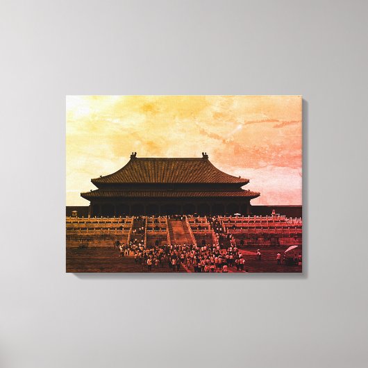 China Pekin het keizerpaleis Canvas Afdruk (Voorkant)