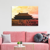 China Pekin het keizerpaleis Canvas Afdruk (Insitu (Woonkamer))