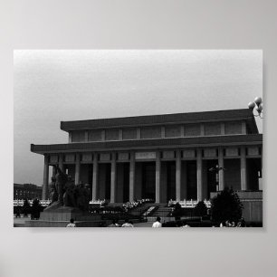 China Pekin Mao Tse Tung Mausoleum Poster