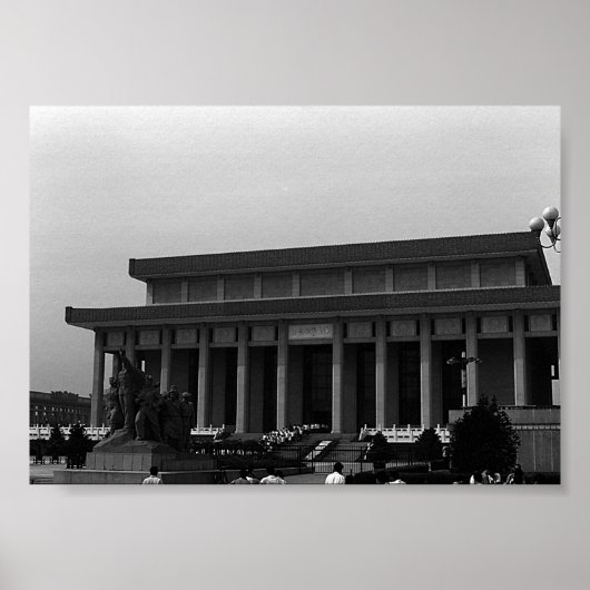  China Pekin Mao Tse Tung Mausoleum Poster (Voorkant)