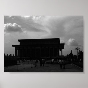 China Pekin Mao Tse Tung Mausoleum Poster