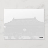  china Pekin-tempel van de hek Briefkaart (Achterkant)