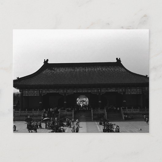  china Pekin-tempel van de hek Briefkaart (Voorkant)