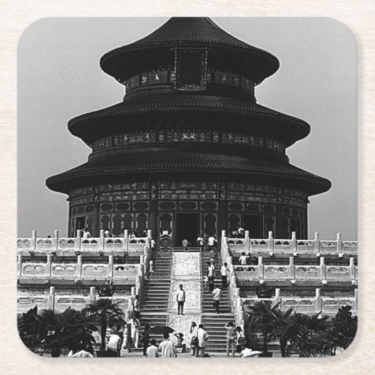  China Pekin Temple of Heaven 1970 Kartonnen Onderzetters (Voorkant)