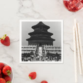China Pekin Temple of Heaven 1970 Servetten (Insitu)