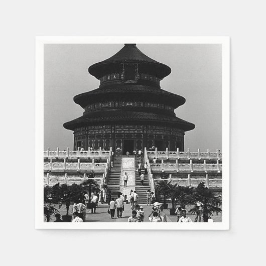 China Pekin Temple of Heaven 1970 Servetten (Voorkant)